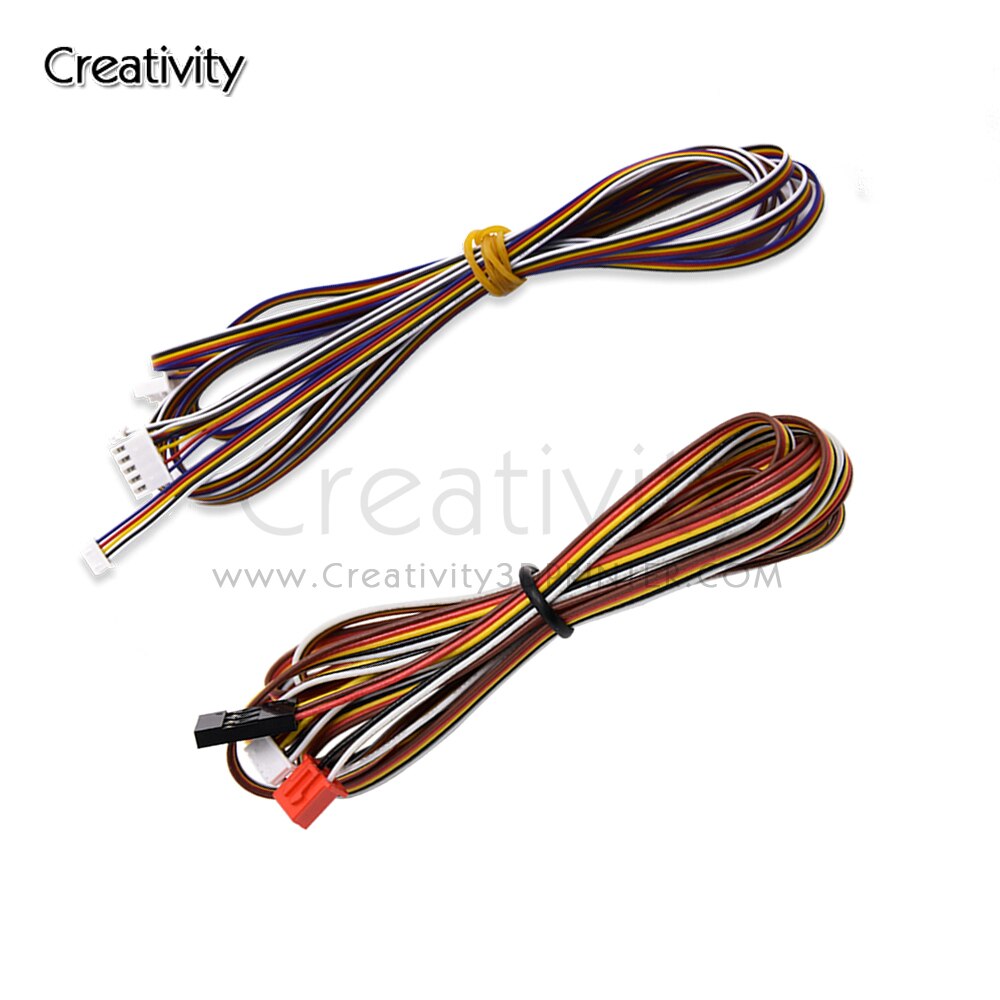 3d printerdele bl touch kabel forlængerledning 1.5 meter 3d touch automatisk nivelleringssensor til ender 3/ ender 3 pro/ ender 5/cr10: To kabler