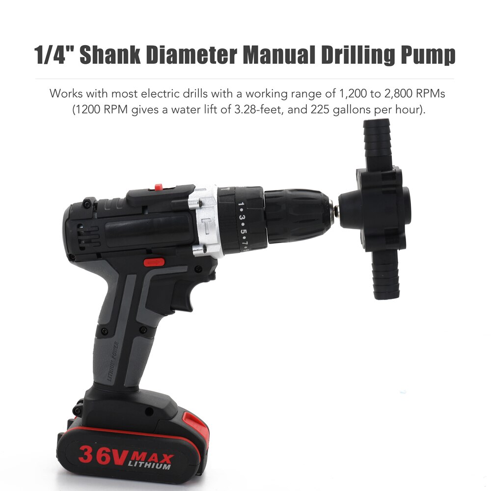Household Small Size Electric Drill Pump Self-priming Centrifugal Pump Multipurpose Utility Tool Self Priming Transfer Machine