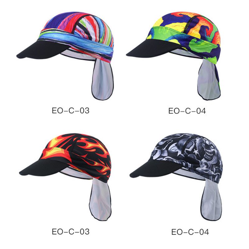 Hiking Cap Quick Drying Breathable Anti-sweat Sunshade Folding Flap Hat Headwear For Bicycle Riding Running Fishing Climbing