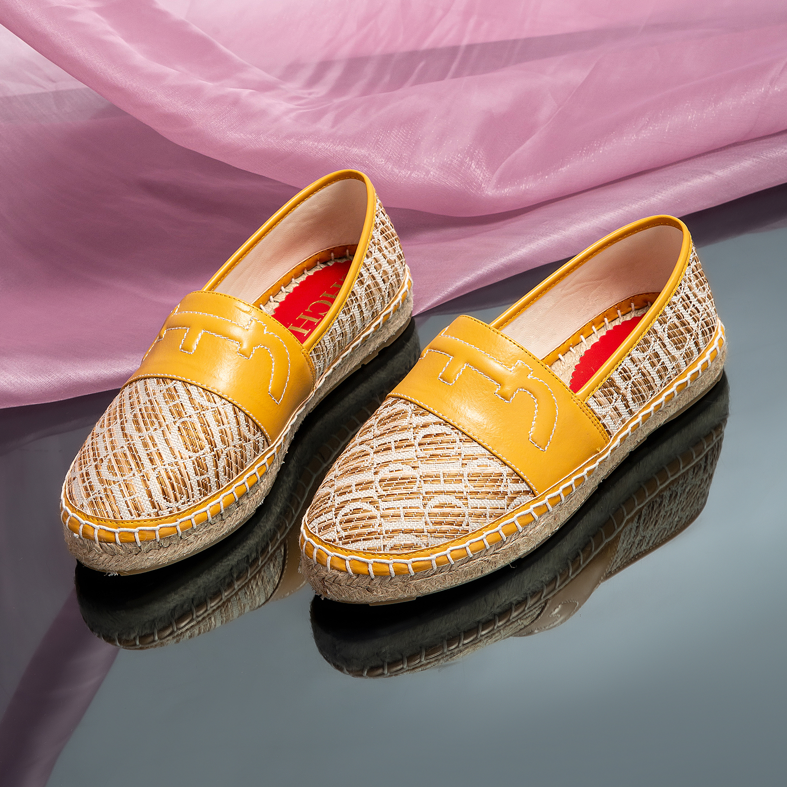 CHCH Flache Damenschuhe, neue handgefertigte Hanfboden, rutschfeste Damen-Strandschuhe