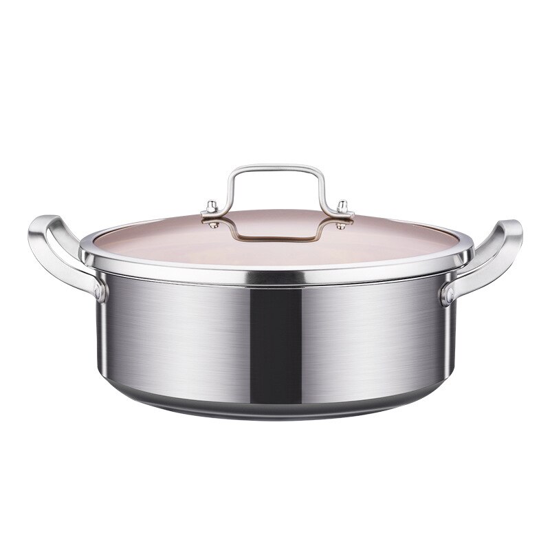 stainless steel two flavors pot special pot for induction cooker pots for cooking soup dumpling noodles pot chafing dish