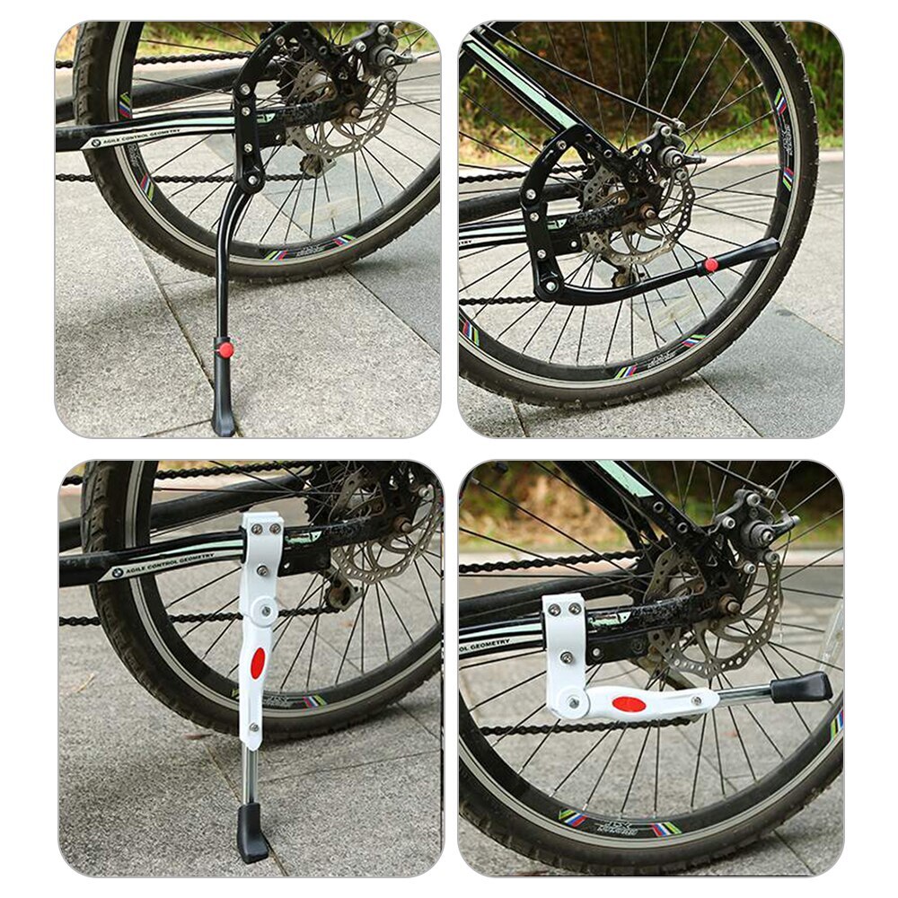 Justerbar aluminium cykel parkeringsstativ mountain road cykel support sidestativ cykeldele cykeltilbehør
