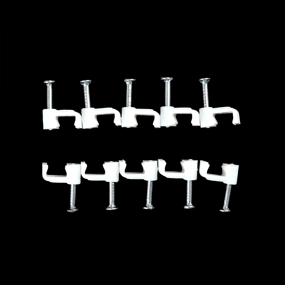 Path Panel Clips 100pcs/pack 8MM Circle Path Circle Cable Clips Cab... – Grandado