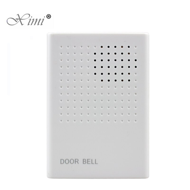 Wired Door Bell Chime DC 12V Vocal Wired Doorbell Welcome Door Bell For Office Home Security Access Control System White