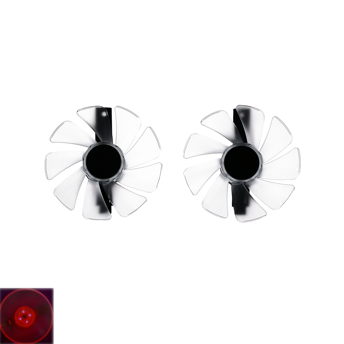 CF1015H12D Cooling Fan For Sapphire RX470 RX590 RX580 RX480 RX570 NITRO Special Edition Graphics Card Cooler Fan FD10015M12D: Brown