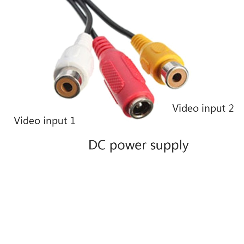 D7YA Car Parking Assistant System Kit LCD Monitor Display Rearview High Definition Screen Back-up Camera Rear View Camera