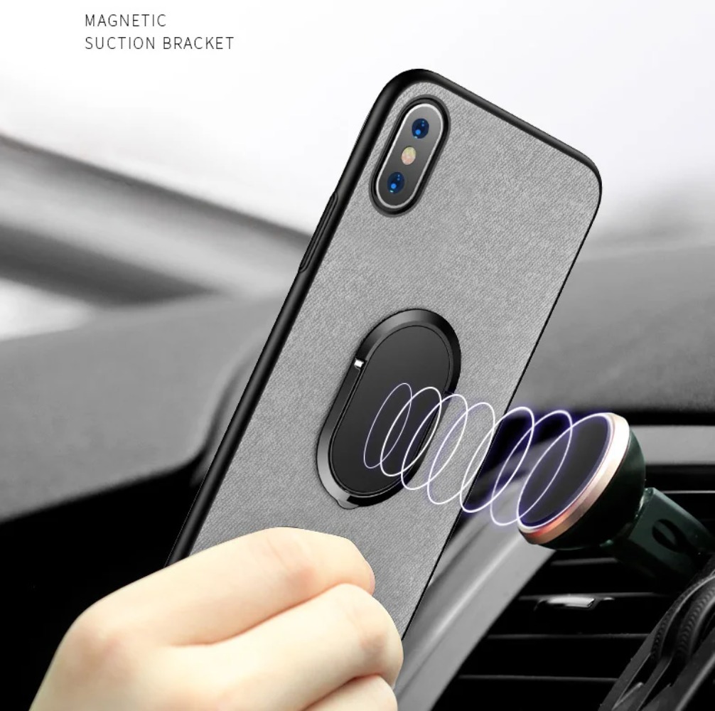 Suporte para celular realmente ultrafino, 0.2mm, anel magnético giratório 360, montado em carro, criativo, anel de metal, fivela, suporte