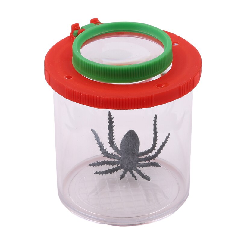 Plastic Fles Insecten Viewer Observatie Insecten Kleine Dier Vergrootglas Vergrootglas Cilindrische Spider Educatief Speelgoed: Default Title