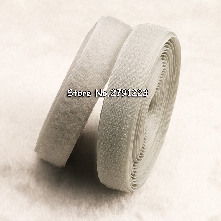 2 cm * 1 M Magic Tape GEEN Zelfklevende Sluiting Tape DIY Polyester Nylon Haak Loop Fastener Naaien Accessoires Klittenband Geen Lijm