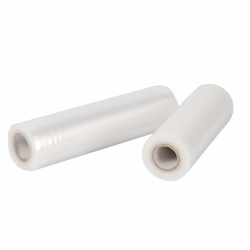 2 Rolls/set Bpa Free Freezer Seal Pack Texture Storage Nylon Packaging Embossed Sealer Plastic Food Vacuum Pouch Bag Roll