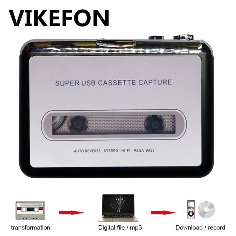 Cassette Speler Usb Cassette MP3 Converter Capture... Grandado