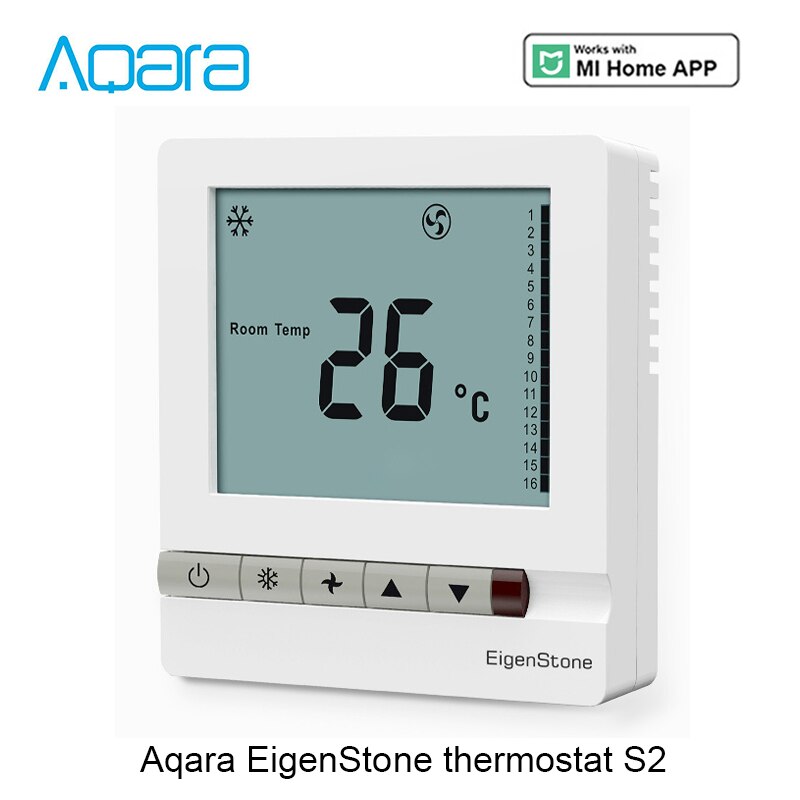 Xiaomi Aqara WiFi Smart Thermostat Central Air conditioner Module Cooling Heating for Fan Coil Unit Room Temperature Controller: Default Title