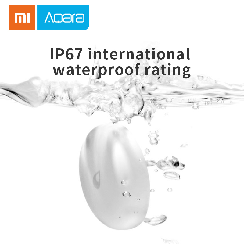 Xiaomi Aqara Water Leak Sensor IP67 Water Immersing Sensor Zigbee connection Smart Home accessories work with Mi Hub gateway 3
