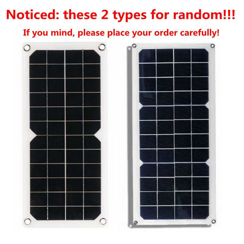 30W Portable Solar Panel Kit 12V /5V USB Power Polycrystalline Solar Cells Phone Charger Outdoor Cycle Camping Hiking for Travel