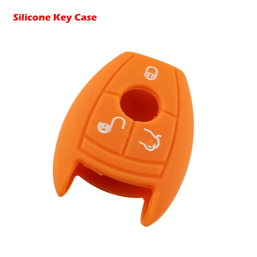 1 Pcs Siliconen Fob Huid Sleutel Cover Protector Remote Keyless Voor Mercedes-Benz Coolbestda Siliconen Sleutelhanger