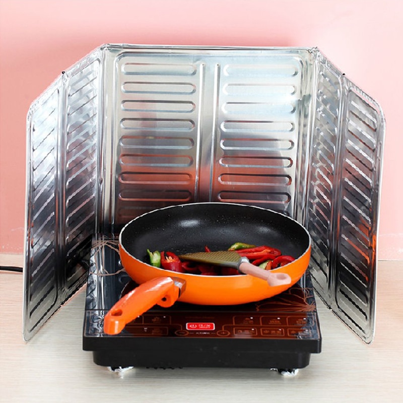 Kitchen Cooking Frying Oil Splashing Protection Gas Stove Oil Kitchen anti-furnace Oil Splash Plate Clean Kitchen Accessories