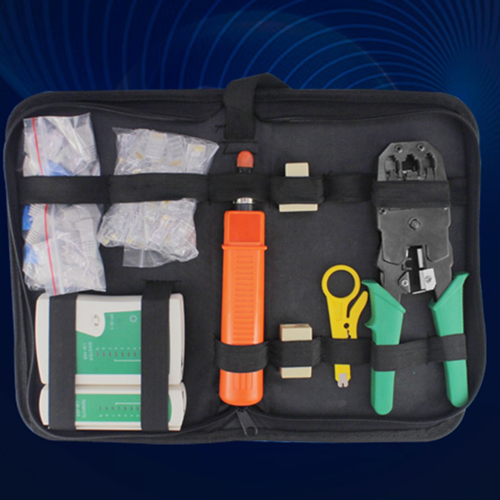 RJ45 Crimping pliers Portable LAN Network Repair Tool Kit Cable Tester AND Plier Crimp Crimper Clamp: YG-P308