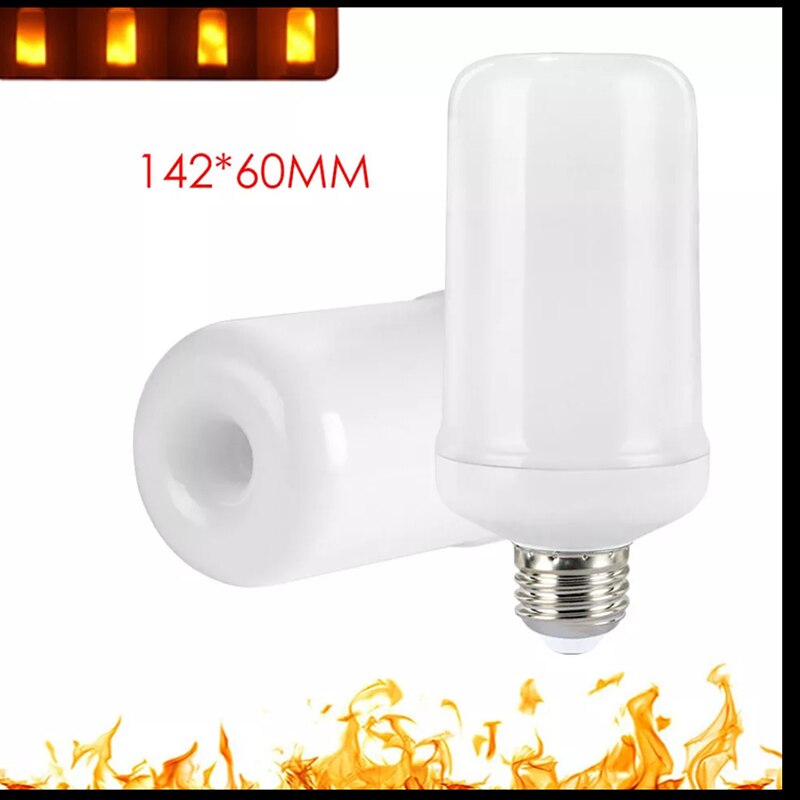 Led Simulated Flame Bulb 5W 9W 15W E14 E27 B22 85-265V Luces Home Electronic Accessories Flame Lamp Flame Effect Bulbs Lampada: 15W 4 Modes / E14