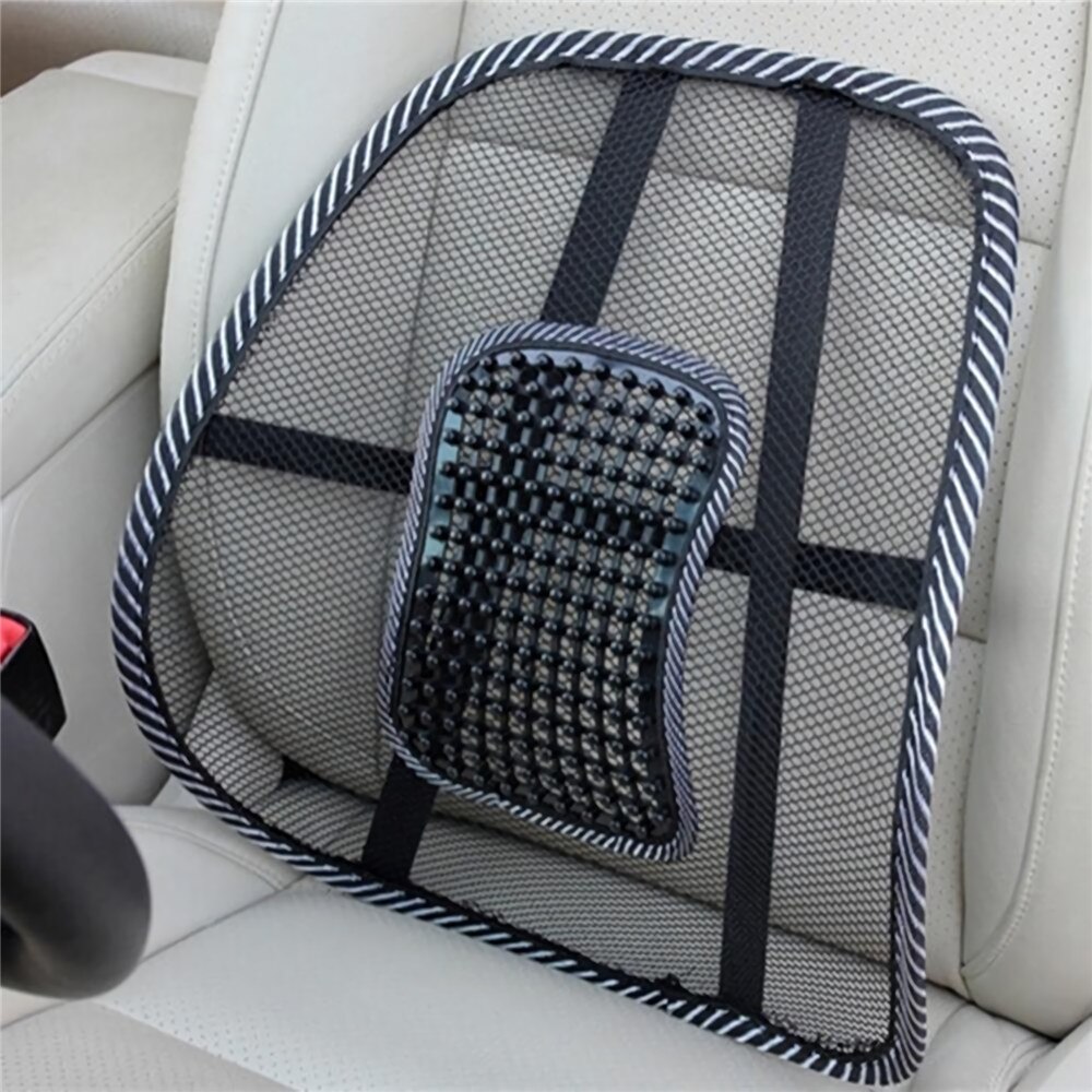 Car Chair Back Support Massage Cushion Mesh Relief Lumbar Brace Car Truck Office Home Cushion Seat Chair Lumbar Back Support