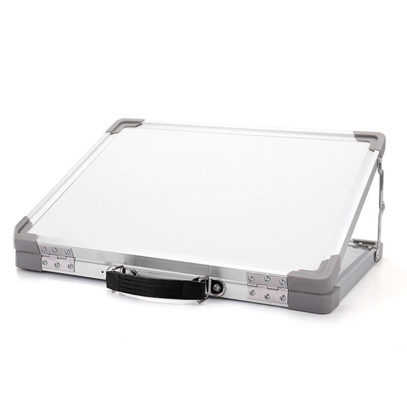 Desk Foldable Erase Whiteboard Portable Drawing Writing Magnetic Message Board LX9A