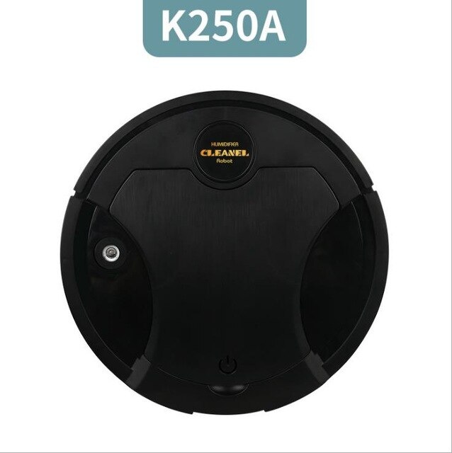Vacuum Cleaner Robot Smart Spray Household Automatic Sweeping Robot Humidification Clean Machine Intelligent Vacuum Cleaner: K250A 5in1 Black