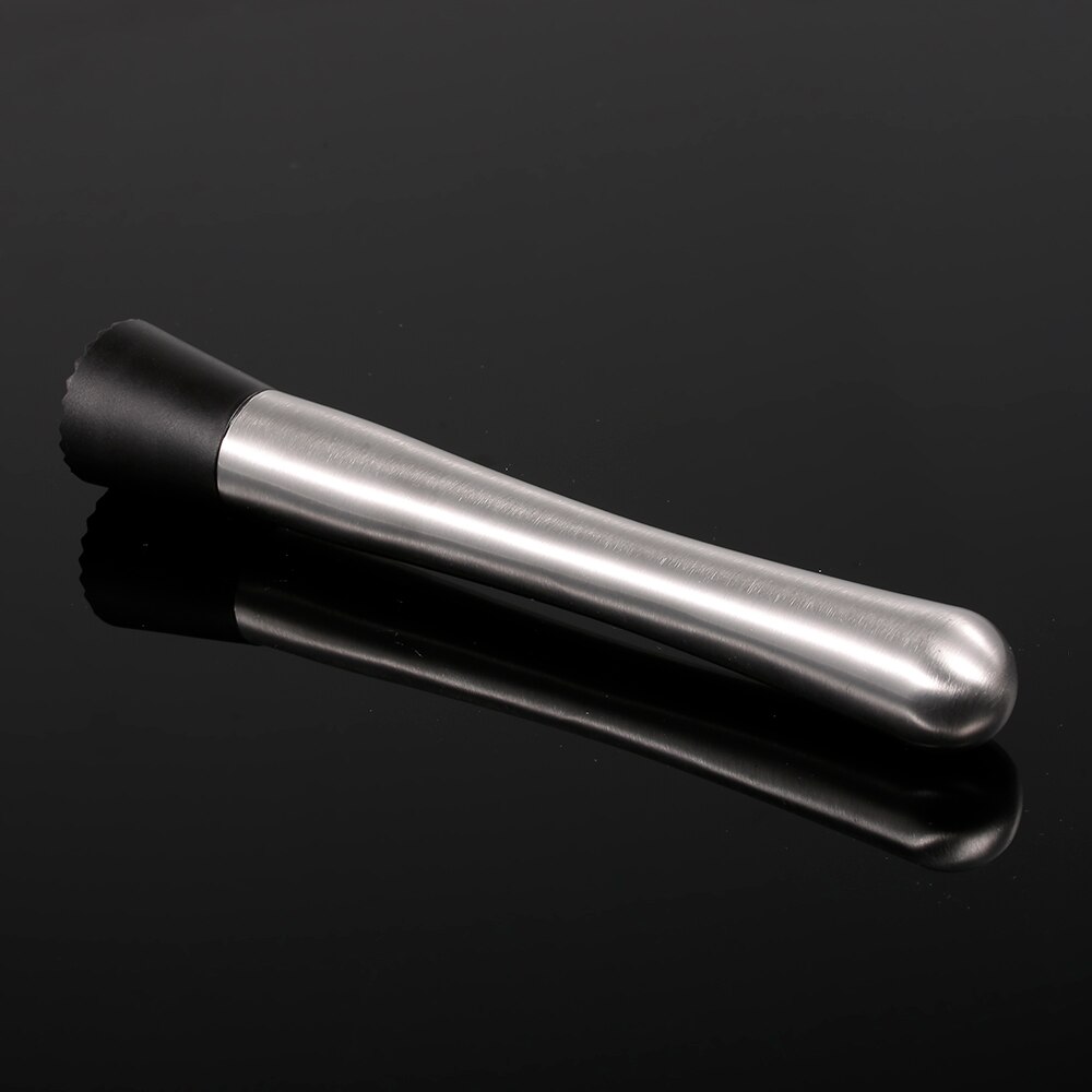 Rostfritt stål vinmixerstav cocktail muddler shaker med krossande hammare diy drink frukt muddler krossad is barware verktyg