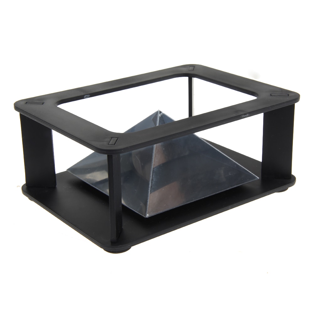 Universele 3d holografische displaystandaard projector 3d holografische projectievitrine voor 3.5-6 inch mobiele telefoon