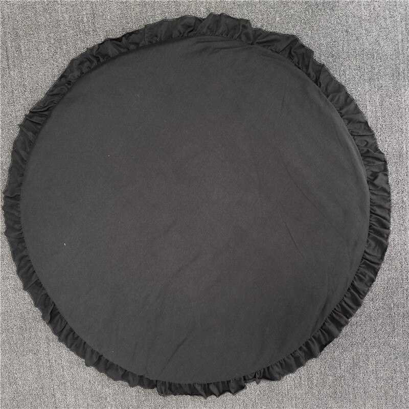 Baby Baumwolle Runde playmat foto requisiten Kleinkind freundlicher spiel Teppich freundlicher Zimmer dekorative matten