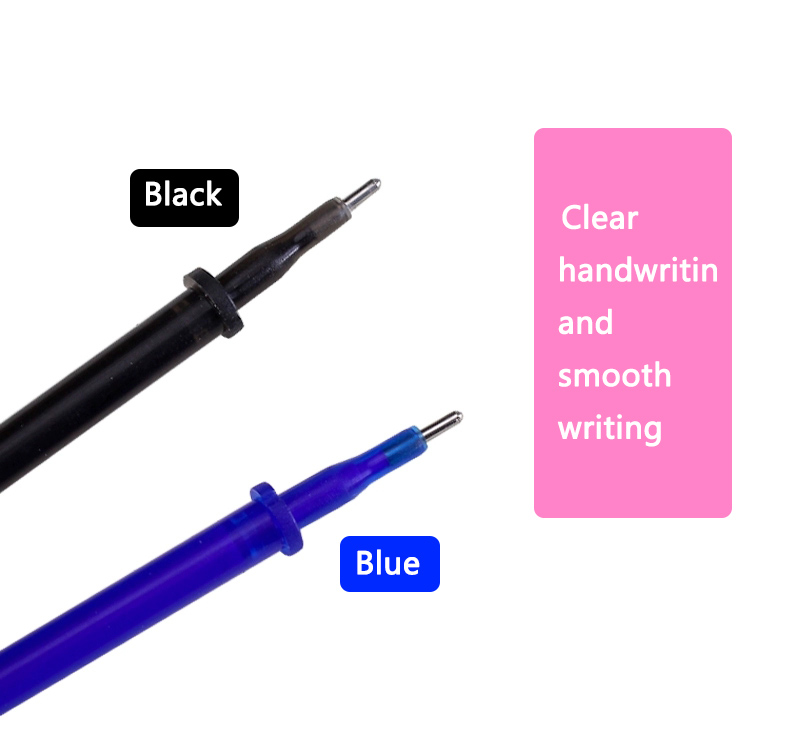 100 unids/set Kawaii recarga borrable bolígrafos borrables bolígrafo de Gel boceto escritura papelería para cuaderno útiles escolares lindo lápiz para niños