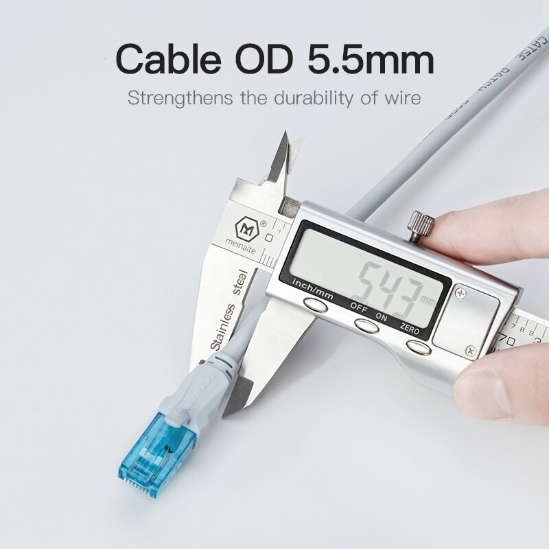 Intervento Cat5e Ethernet Cavo UTP Lan Via Cavo RJ45 cavo ethernet 0.75m 1m 2m 3m 5m per PS2 PC Router Del Computer Cat6 Internet Via Cavo