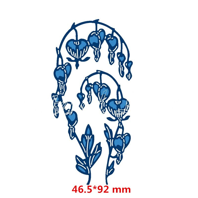 Troqueles de corte de hojas de vid de flores de madera silvestre para bricolaje álbum de recortes papel confección de tarjetas suministros para manualidades: Picture 4