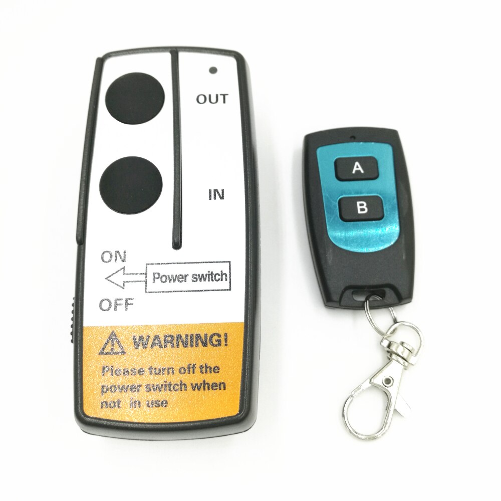 12V Elektrische Lier Draadloze Afstandsbediening Systeem Voor Truck Jeep Atv Winch Warn Ramsey + Waterdichte Afstandsbediening