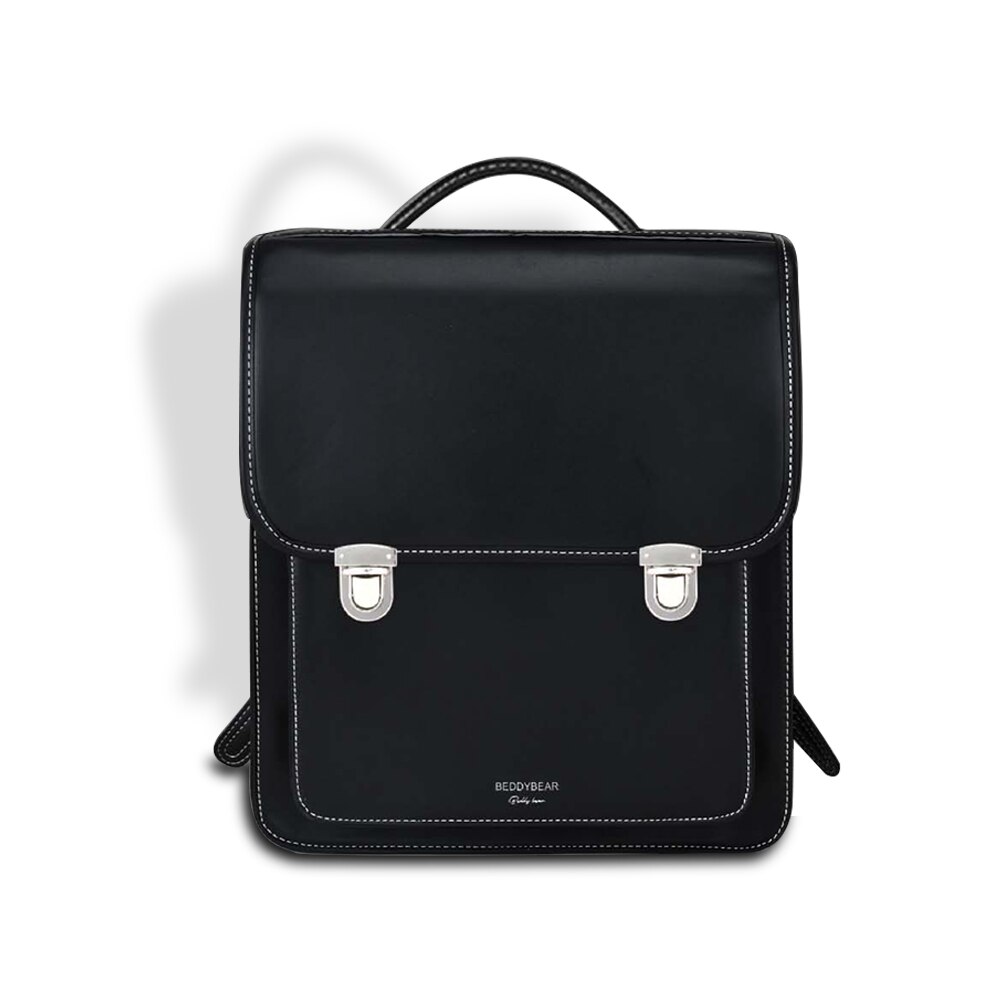 morral chico y mochilas para niñas mujer negro Oxford tela impermeable niños bolso mochila de los niños bog bolsa