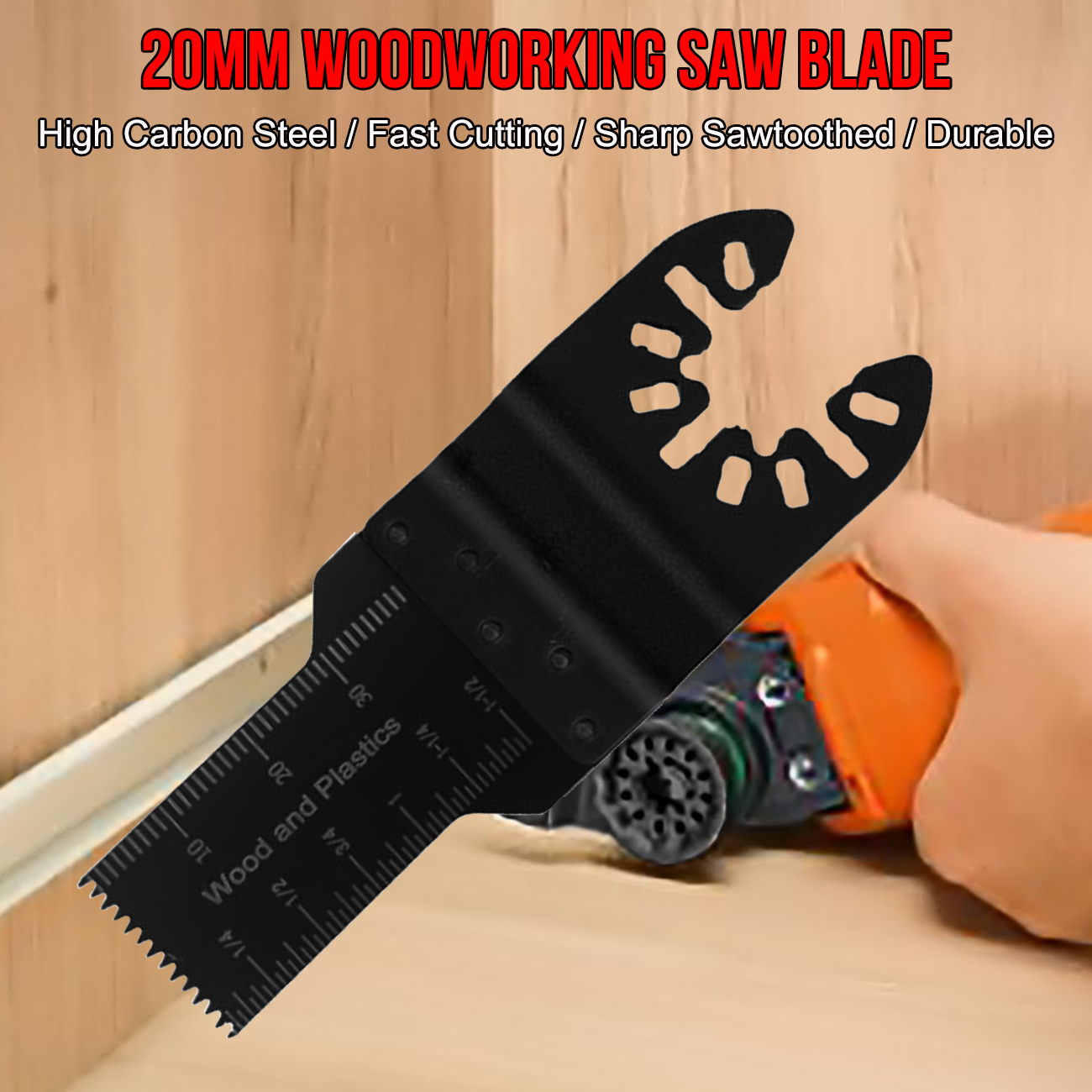 10X 20MM Woodworking Saw Blades Multi-function Oscillating Cutting Replacement Renovator Trimmer Tool