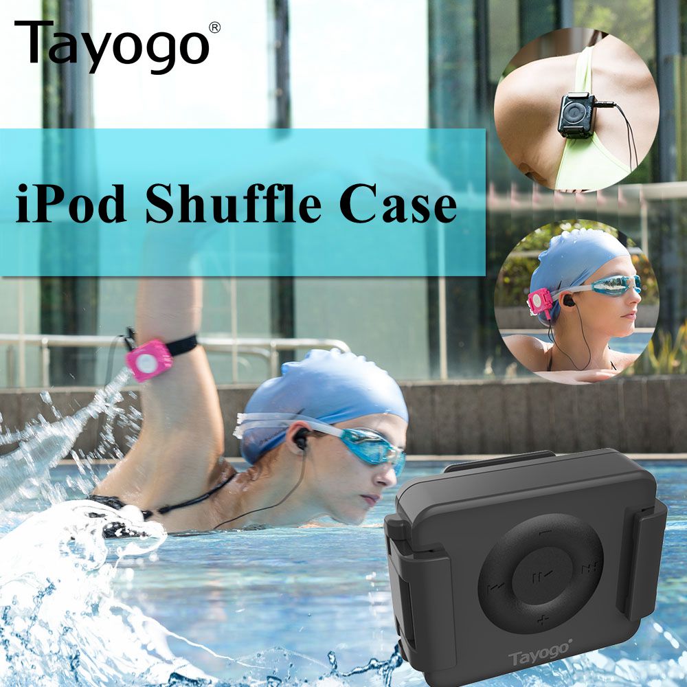 Tayogo C02 Case Shuffle Mate Waterdicht Ipod Case Voor Zwemmen Converteert Een Ipod Shuffle In Een Ipx 8 Waterdicht Muziek speler