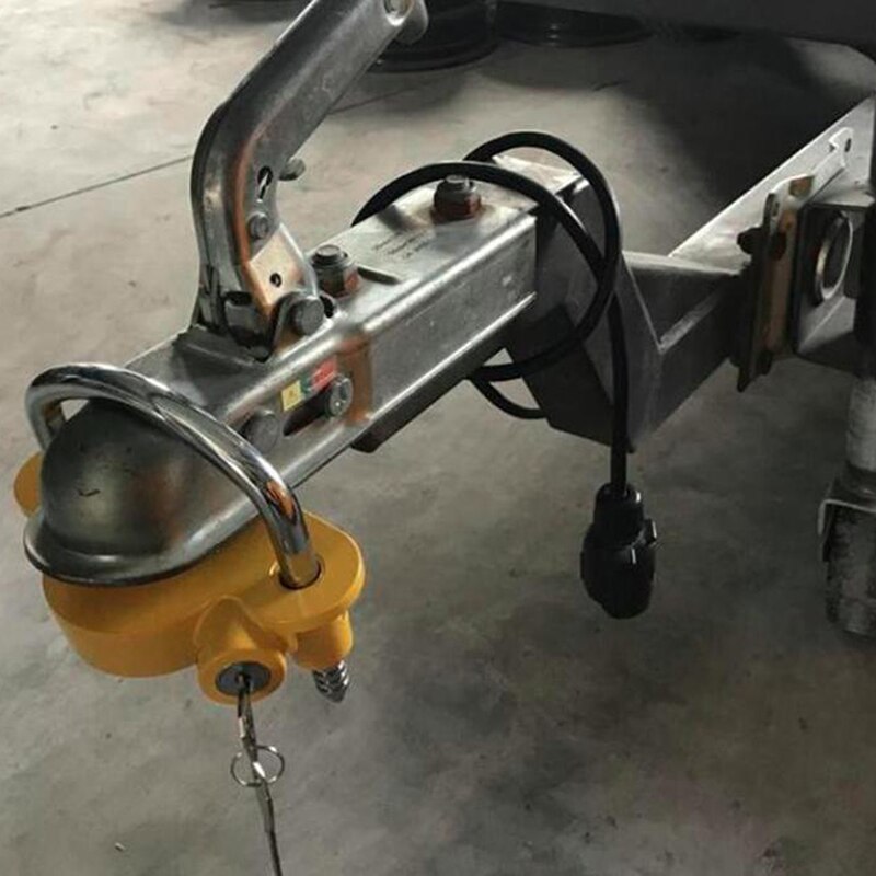 Heavy-Duty Hook Lock Universal Caravan Accessories Trailer Ball Coupler Trailer Lock Heavy-Duty Hook Anti-Theft Lock