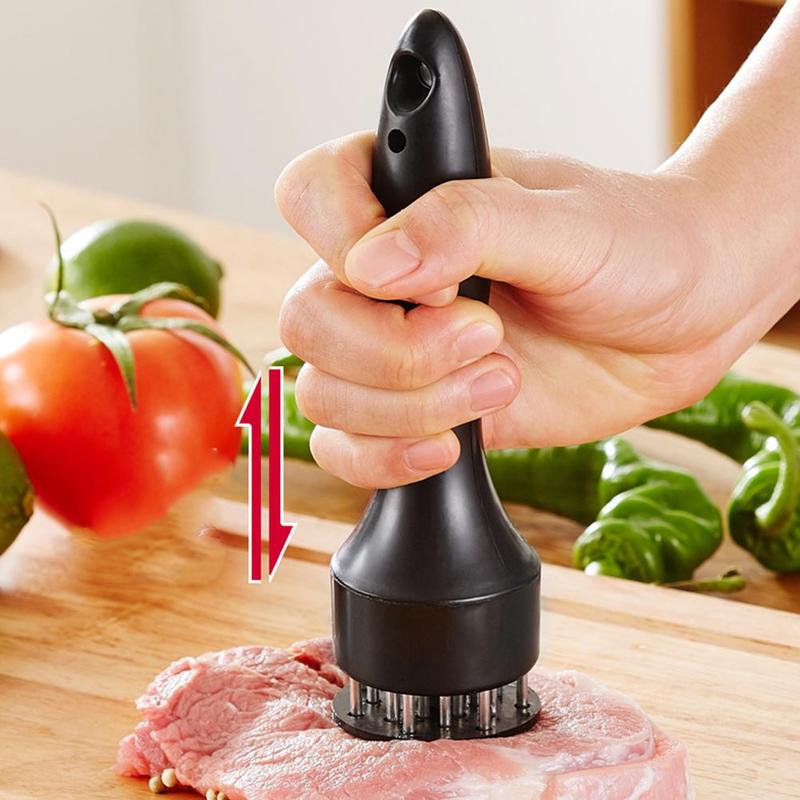Kitchen Tools Top Meat Press Meat Tenderizer With Stainless Needle Tools Steel Kitchen Supplies H7N5