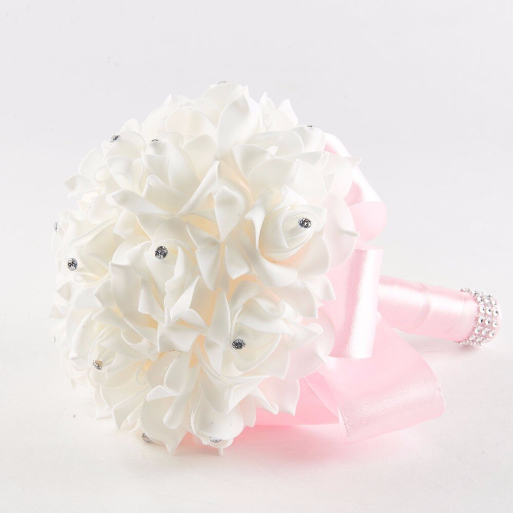 Dressv meilleur Rose perlé Bouquet de mariage fleurs plus de couleurs pour les Bouquets de mariée de mariage