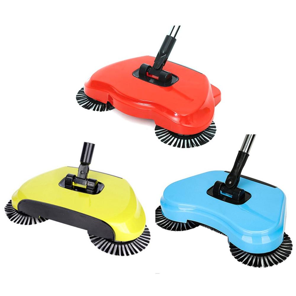 Sweeping Machine Magic Carpet Sweeper Push Type Spin Broom Mopping Machine Handle Household Cleaning Hand Push Sweeper