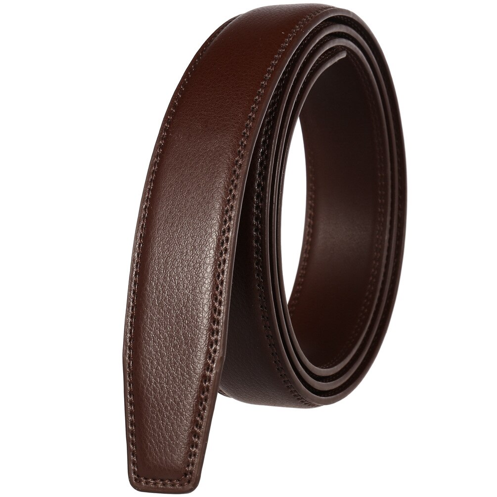 3,0 cm 3,1 cm Breite Ledergürtel ohne Schnalle -Gürtel Herren Hochwertiges Lederarmband 110–130 cm: Grün / 110cm