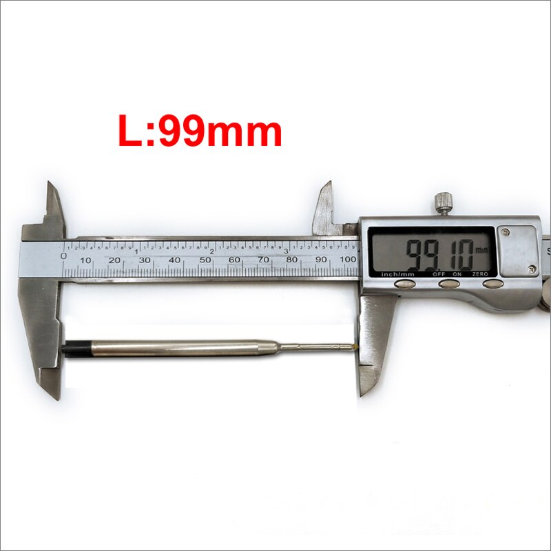 10pcs highly Universal Standard Style Black and Blue Ink refill 0.7mm Medium Nib metal Ball Point Pen Refills