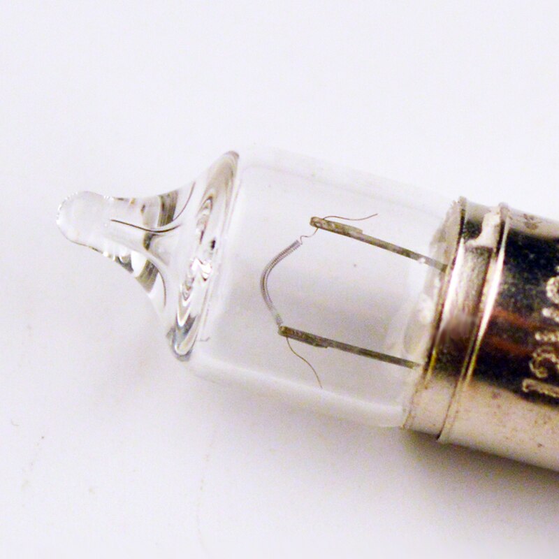 flytop 10 PIECES/Lot H6W 434 BAX9S 12V6W Clear Glass Miniature Lamp C2R Filament Car Bulbs