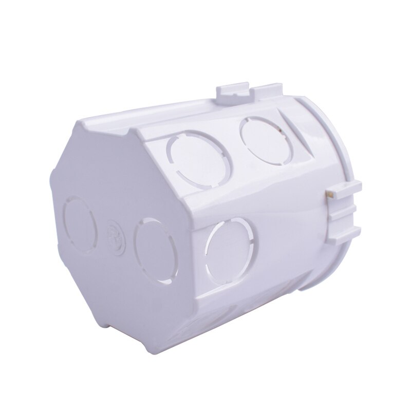 EU Standard, Wall Round Mounting Box, Internal Cassette, Wiring Box, White Back Box For EU Switches and Sockets