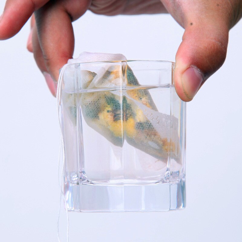 10PC/100PC Packages Disposable Filter Tea Bag Tea Bags With Infusion Wire Wired Food Grade Non-woven Fabric Spice Filters Teabag