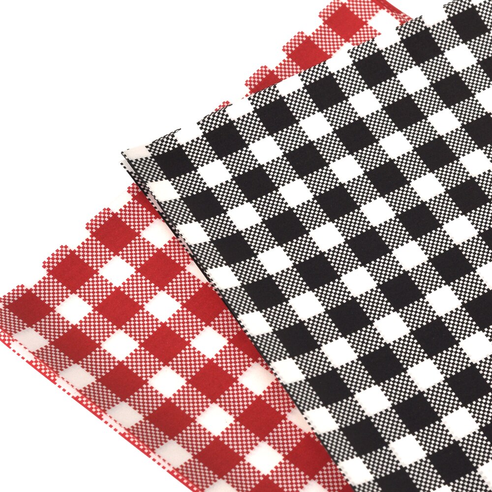 50 pcs Lattice Food Pack paper for food wrapper paper Bread Sandwich Burger Fries Wrapping Baking Tools fast food