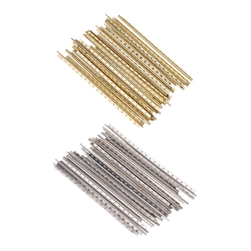 19 pièces 2mm fil de frette de guitare métal laiton Cupronickel fil de frette de guitare Kit d'accessoires de guitare
