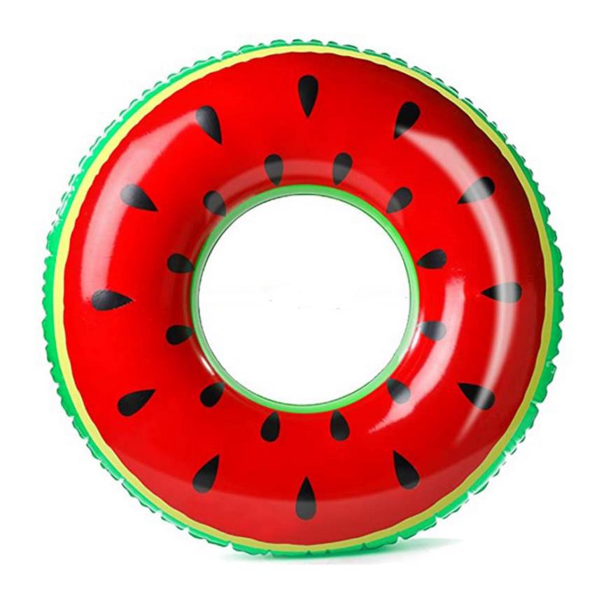 Volwassenen Zwemmen Ring Fruit Gedrukt Patroon Zwemmen Ring Voor Zwembad Water Pretpark Oranje Rood Groen Paars: Rood