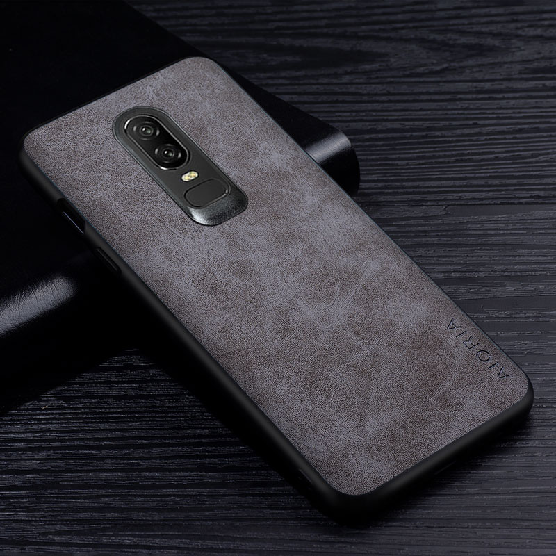 Pokrowiec na telefon Premium PU Leathe do obudowy Oneplus 6 6T odporny na zarysowania, jednolity kolor do obudowy Oneplus 6: ABS / BŁĘKITNY