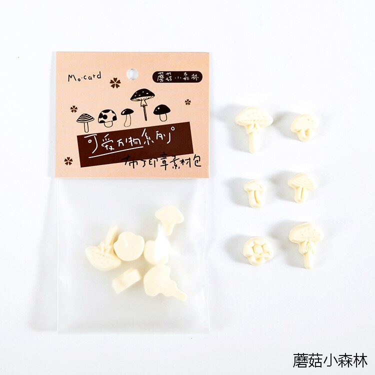 Vintage Mushroom Aniaml Stamp Bullet Journal Rubber Stamps for Scrapbooking Cards Decoration Embossing Craft standard stamp: 1
