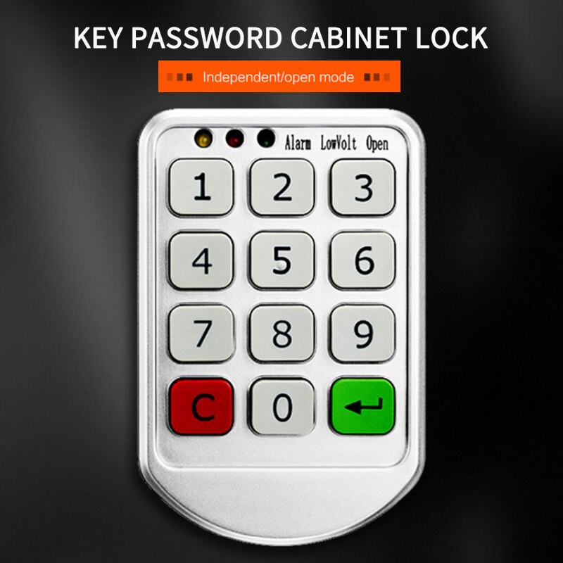 Anti-Peep Virtuele Wachtwoord Elektrische Sloten Kast Elektronische Wachtwoord Keypad Lock Digitale Combinatie Code Lock Voor Cabinet/Deur